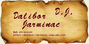Dalibor Jarminac vizit kartica